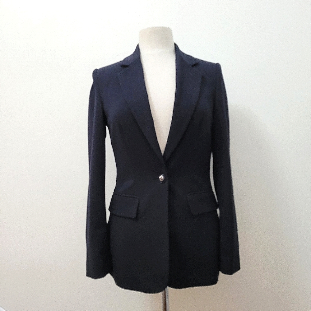 SYLVIAN HEACH Italia Tailored Black Academia  Blazer Single Button XS